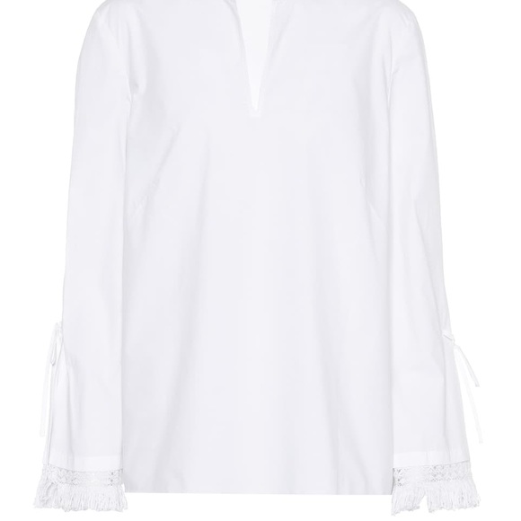 TORY BUCH Sophie WHite Blouse Tunic Size 0